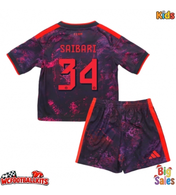 Bayern Munich Ismael Saibari #34 Replica Third Stadium Kit for Kids 2026-27 Short Sleeve (+ pants)